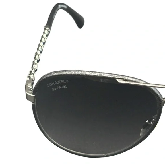 Chanel Chain Aviator Sunglasses - Picture 3 of 8